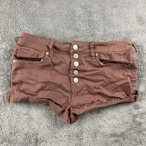 Altar'd‎ State Shorts Short Womens 28/7 Rust Orange Button Fly Medium Rise